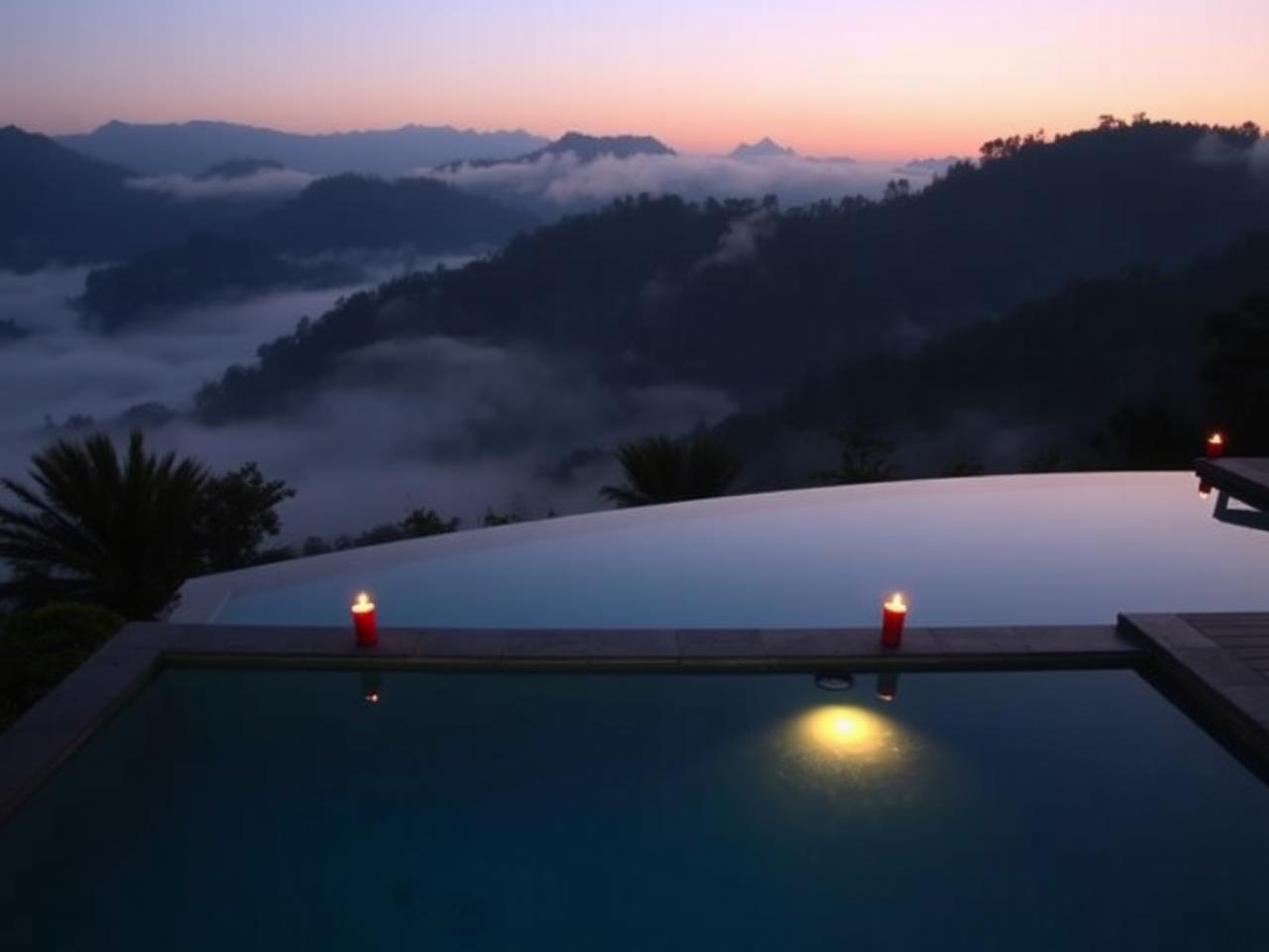 Infinity Pool at Dusk